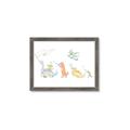 Picture of Dino Parade I _GroupedProduct_Rectangle_Landscape_Mini_ _GroupedProduct_Rectangle_Landscape_Framed_Matted_
