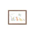 Picture of Dino Parade I _GroupedProduct_Rectangle_Landscape_Mini_ _GroupedProduct_Rectangle_Landscape_Framed_Matted_