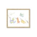 Picture of Dino Parade I _GroupedProduct_Rectangle_Landscape_Mini_ _GroupedProduct_Rectangle_Landscape_Framed_Matted_