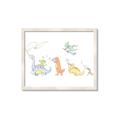 Picture of Dino Parade I _GroupedProduct_Rectangle_Landscape_Mini_ _GroupedProduct_Rectangle_Landscape_Framed_Matted_