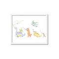 Picture of Dino Parade I _GroupedProduct_Rectangle_Landscape_Mini_ _GroupedProduct_Rectangle_Landscape_Framed_Matted_