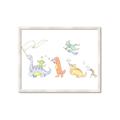 Picture of Dino Parade I _GroupedProduct_Rectangle_Landscape_Mini_ _GroupedProduct_Rectangle_Landscape_Framed_Matted_