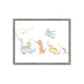 Picture of Dino Parade I _GroupedProduct_Rectangle_Landscape_Mini_ _GroupedProduct_Rectangle_Landscape_Framed_Matted_