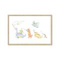 Picture of Dino Parade I _GroupedProduct_Rectangle_Landscape_Mini_ _GroupedProduct_Rectangle_Landscape_Framed_Matted_