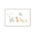 Picture of Dino Parade I _GroupedProduct_Rectangle_Landscape_Mini_ _GroupedProduct_Rectangle_Landscape_Framed_Matted_