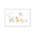 Picture of Dino Parade I _GroupedProduct_Rectangle_Landscape_Mini_ _GroupedProduct_Rectangle_Landscape_Framed_Matted_