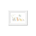 Picture of Dino Parade I _GroupedProduct_Rectangle_Landscape_Mini_ _GroupedProduct_Rectangle_Landscape_Framed_Matted_