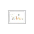Picture of Dino Parade I _GroupedProduct_Rectangle_Landscape_Mini_ _GroupedProduct_Rectangle_Landscape_Framed_Matted_