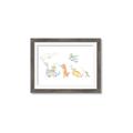 Picture of Dino Parade I _GroupedProduct_Rectangle_Landscape_Mini_ _GroupedProduct_Rectangle_Landscape_Framed_Matted_
