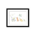 Picture of Dino Parade I _GroupedProduct_Rectangle_Landscape_Mini_ _GroupedProduct_Rectangle_Landscape_Framed_Matted_