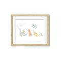 Picture of Dino Parade I _GroupedProduct_Rectangle_Landscape_Mini_ _GroupedProduct_Rectangle_Landscape_Framed_Matted_