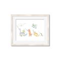 Picture of Dino Parade I _GroupedProduct_Rectangle_Landscape_Mini_ _GroupedProduct_Rectangle_Landscape_Framed_Matted_