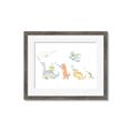 Picture of Dino Parade I _GroupedProduct_Rectangle_Landscape_Mini_ _GroupedProduct_Rectangle_Landscape_Framed_Matted_