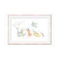 Picture of Dino Parade I _GroupedProduct_Rectangle_Landscape_Mini_ _GroupedProduct_Rectangle_Landscape_Framed_Matted_