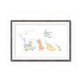 Picture of Dino Parade I _GroupedProduct_Rectangle_Landscape_Mini_ _GroupedProduct_Rectangle_Landscape_Framed_Matted_