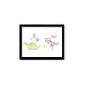Picture of Dino Parade II _GroupedProduct_Rectangle_Landscape_Mini_ _GroupedProduct_Rectangle_Landscape_Framed_Matted_