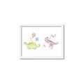 Picture of Dino Parade II _GroupedProduct_Rectangle_Landscape_Mini_ _GroupedProduct_Rectangle_Landscape_Framed_Matted_