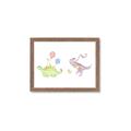 Picture of Dino Parade II _GroupedProduct_Rectangle_Landscape_Mini_ _GroupedProduct_Rectangle_Landscape_Framed_Matted_