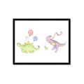 Picture of Dino Parade II _GroupedProduct_Rectangle_Landscape_Mini_ _GroupedProduct_Rectangle_Landscape_Framed_Matted_