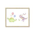 Picture of Dino Parade II _GroupedProduct_Rectangle_Landscape_Mini_ _GroupedProduct_Rectangle_Landscape_Framed_Matted_