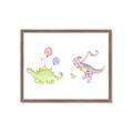 Picture of Dino Parade II _GroupedProduct_Rectangle_Landscape_Mini_ _GroupedProduct_Rectangle_Landscape_Framed_Matted_