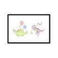 Picture of Dino Parade II _GroupedProduct_Rectangle_Landscape_Mini_ _GroupedProduct_Rectangle_Landscape_Framed_Matted_