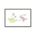 Picture of Dino Parade II _GroupedProduct_Rectangle_Landscape_Mini_ _GroupedProduct_Rectangle_Landscape_Framed_Matted_
