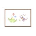 Picture of Dino Parade II _GroupedProduct_Rectangle_Landscape_Mini_ _GroupedProduct_Rectangle_Landscape_Framed_Matted_