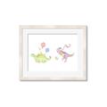 Picture of Dino Parade II _GroupedProduct_Rectangle_Landscape_Mini_ _GroupedProduct_Rectangle_Landscape_Framed_Matted_