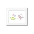 Picture of Dino Parade II _GroupedProduct_Rectangle_Landscape_Mini_ _GroupedProduct_Rectangle_Landscape_Framed_Matted_
