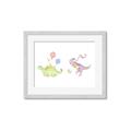 Picture of Dino Parade II _GroupedProduct_Rectangle_Landscape_Mini_ _GroupedProduct_Rectangle_Landscape_Framed_Matted_