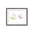 Picture of Dino Parade II _GroupedProduct_Rectangle_Landscape_Mini_ _GroupedProduct_Rectangle_Landscape_Framed_Matted_
