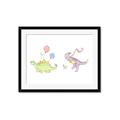 Picture of Dino Parade II _GroupedProduct_Rectangle_Landscape_Mini_ _GroupedProduct_Rectangle_Landscape_Framed_Matted_