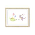 Picture of Dino Parade II _GroupedProduct_Rectangle_Landscape_Mini_ _GroupedProduct_Rectangle_Landscape_Framed_Matted_
