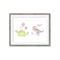 Picture of Dino Parade II _GroupedProduct_Rectangle_Landscape_Mini_ _GroupedProduct_Rectangle_Landscape_Framed_Matted_