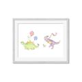 Picture of Dino Parade II _GroupedProduct_Rectangle_Landscape_Mini_ _GroupedProduct_Rectangle_Landscape_Framed_Matted_