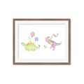 Picture of Dino Parade II _GroupedProduct_Rectangle_Landscape_Mini_ _GroupedProduct_Rectangle_Landscape_Framed_Matted_