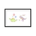 Picture of Dino Parade II _GroupedProduct_Rectangle_Landscape_Mini_ _GroupedProduct_Rectangle_Landscape_Framed_Matted_