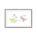 Picture of Dino Parade II _GroupedProduct_Rectangle_Landscape_Mini_ _GroupedProduct_Rectangle_Landscape_Framed_Matted_