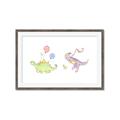 Picture of Dino Parade II _GroupedProduct_Rectangle_Landscape_Mini_ _GroupedProduct_Rectangle_Landscape_Framed_Matted_