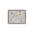 Picture of Animals Map Grey _GroupedProduct_Rectangle_Landscape_Framed_Matted_