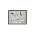 Picture of Animals Map Grey _GroupedProduct_Rectangle_Landscape_Framed_Matted_