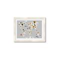 Picture of Animals Map Grey _GroupedProduct_Rectangle_Landscape_Framed_Matted_