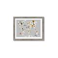 Picture of Animals Map Grey _GroupedProduct_Rectangle_Landscape_Framed_Matted_