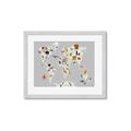 Picture of Animals Map Grey _GroupedProduct_Rectangle_Landscape_Framed_Matted_