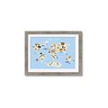 Picture of Animals Map Light Blue _GroupedProduct_Rectangle_Landscape_Framed_Matted_
