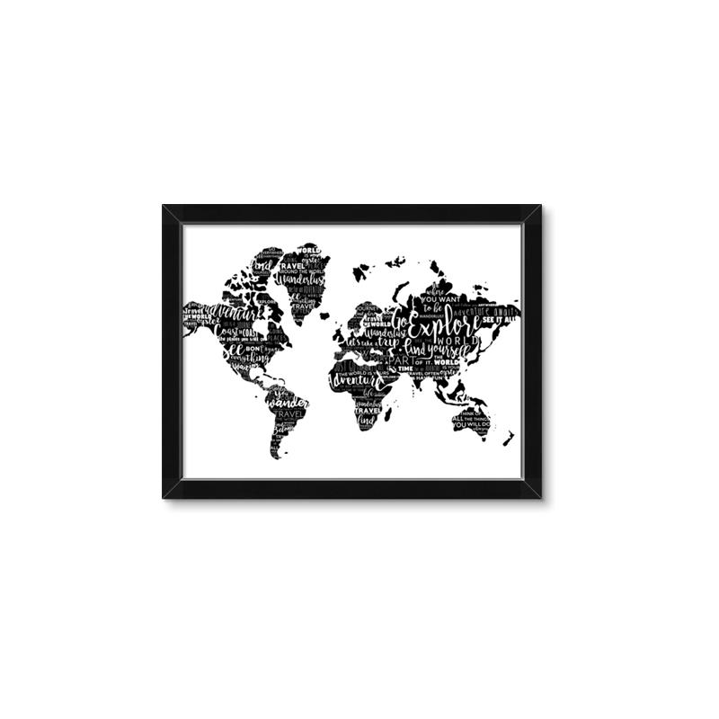 Picture of Explore Map _GroupedProduct_Rectangle_Landscape_Framed_Matted_