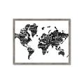 Picture of Explore Map _GroupedProduct_Rectangle_Landscape_Framed_Matted_