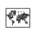 Picture of Explore Map _GroupedProduct_Rectangle_Landscape_Framed_Matted_