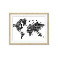 Picture of Explore Map _GroupedProduct_Rectangle_Landscape_Framed_Matted_